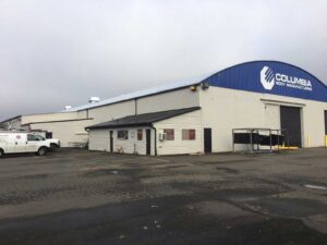 A Commercial Black Gutter Guard Installation by Affordable Roofing & Gutter Company in Albany, Oregon