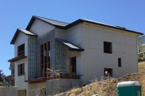 A Residential Black Gutter Installation by Affordable Roofing & Gutter Company in Albany, Oregon