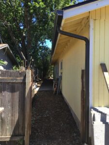 A Residential Bronze Gutter Installation by Affordable Roofing & Gutter Company in Albany, Oregon