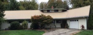 A Residential White Gutter Installation by Affordable Roofing & Gutter Company in Albany, Oregon