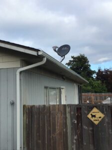 A Residential White Gutter Installation by Affordable Roofing & Gutter Company in Albany, Oregon