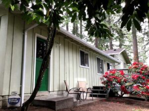 A Residential White Gutter Installation by Affordable Roofing & Gutter Company in Albany, Oregon