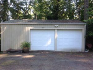 A Residential White Gutter Installation by Affordable Roofing & Gutter Company in Albany, Oregon