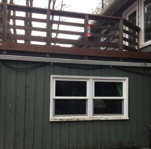 A Residential White Gutter Installation by Affordable Roofing & Gutter Company in Albany, Oregon