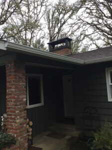 A Residential White Gutter Installation by Affordable Roofing & Gutter Company in Albany, Oregon