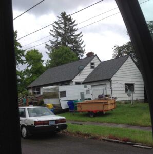 A Residential Black Gutter Installation by Affordable Roofing & Gutter Company in Corvallis, Oregon