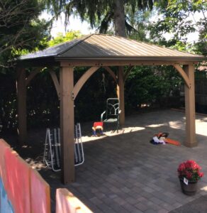 A Residential Bronze Gutter Installation by Affordable Roofing & Gutter Company in Corvallis, Oregon