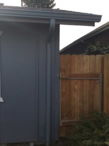 A Residential Tahoe Blue Gutter Installation by Affordable Roofing & Gutter Company in Corvallis, Oregon