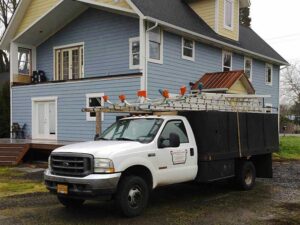 A Residential White Gutter Installation by Affordable Roofing & Gutter Company in Corvallis, Oregon