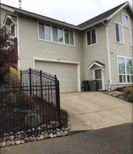 A Residential White Gutter Installation by Affordable Roofing & Gutter Company in Corvallis, Oregon