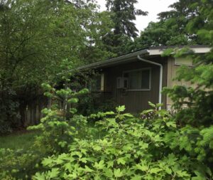 A Residential White Gutter Installation by Affordable Roofing & Gutter Company in Corvallis, Oregon