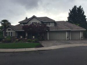 A Residential Almond Gutter Installation by Affordable Roofing & Gutter Company in Eugene, Oregon