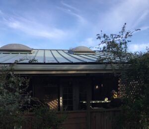 A Residential White Gutter Installation by Affordable Roofing & Gutter Company in Eugene, Oregon