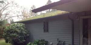 A Residential Tahoe Blue Gutter Installation by Affordable Roofing & Gutter Company in Lebanon, Oregon