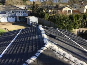 A Residential Moss Treatment by Affordable Roofing & Gutter Company in Lebanon, Oregon