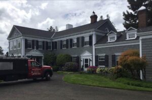 A Residential Gutter Cleaning by Affordable Roofing & Gutter Company in Portland, Oregon