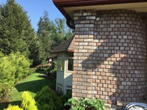 A Residential Colonial Red Gutter Installation by Affordable Roofing & Gutter Company in Portland, Oregon