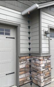 A Residential White Gutter Installation by Affordable Roofing & Gutter Company in Portland, Oregon