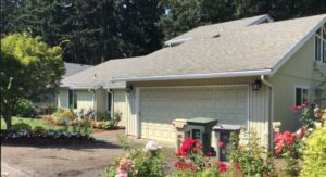 A Residential White Gutter Installation by Affordable Roofing & Gutter Company in Portland, Oregon