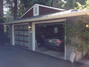 A Residential White Gutter Installation by Affordable Roofing & Gutter Company in Portland, Oregon