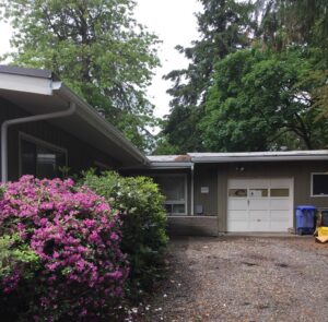 A Residential White Gutter Installation by Affordable Roofing & Gutter Company in Portland, Oregon