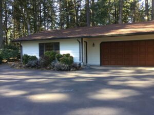 A Residential Black Gutter Installation by Affordable Roofing & Gutter Company in Salem, Oregon