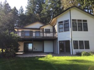 A Residential Black Gutter Installation by Affordable Roofing & Gutter Company in Salem, Oregon