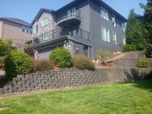 A Residential Charcoal Gutter Installation by Affordable Roofing & Gutter Company in Salem, Oregon