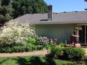 A Residential White Gutter Installation by Affordable Roofing & Gutter Company in Salem, Oregon