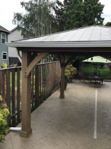 A Residential White Gutter Installation by Affordable Roofing & Gutter Company in Salem, Oregon