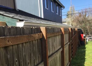 A Residential White Gutter Installation by Affordable Roofing & Gutter Company in Salem, Oregon