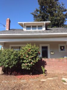 A Residential White Gutter Installation by Affordable Roofing & Gutter Company in Salem, Oregon